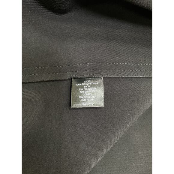 Norma Kamali x Revolve Black Faux Leather Off Shoulder 'Grace' Mini Dress Size M - Picture 5 of 5